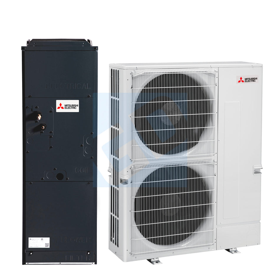 Mitsubishi 42,000 BTU 18 SEER Standard P-Series Multi-Position Air Handler Heat Pump System